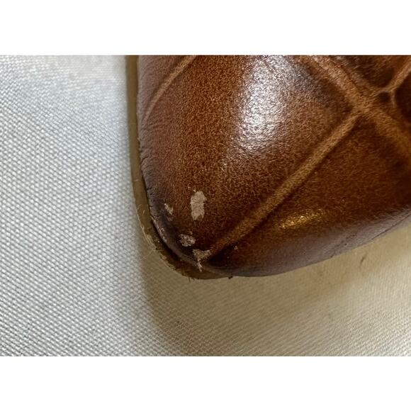 Louise et Cie Brown Ankle Booties Stiletto Heels Pointed Toe Size 9.5 - Picture 5 of 7